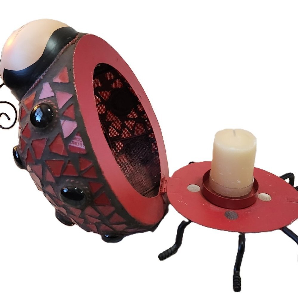 Home Interior Mosaic Ladybug Votive Candle Holder - Picture 11 of 16